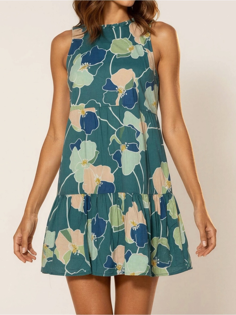 SÉZANE Alexandra Mini Dress, Blossom Summer Floral, FR42/US10